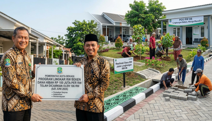 106 RW Kota Bekasi Cairkan Dana Rp100 Juta, Cek Wilayahmu?
