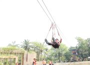Ada Flying Fox di Pemkot Bekasi! Wahana Seru Belajar Bencana