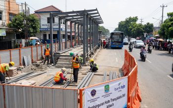 Gandeng BJB, Dishub Kota Bekasi Bangun Halte Transjakarta Jatiasih